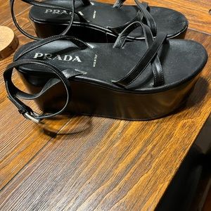 PRADA Platform Summer Sandals!